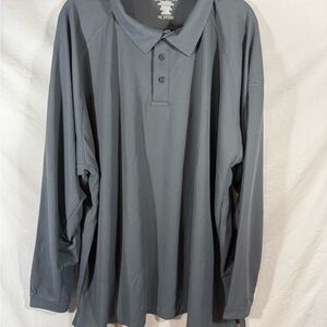 Classic Men's Polo Shirt in Charcoal Gray